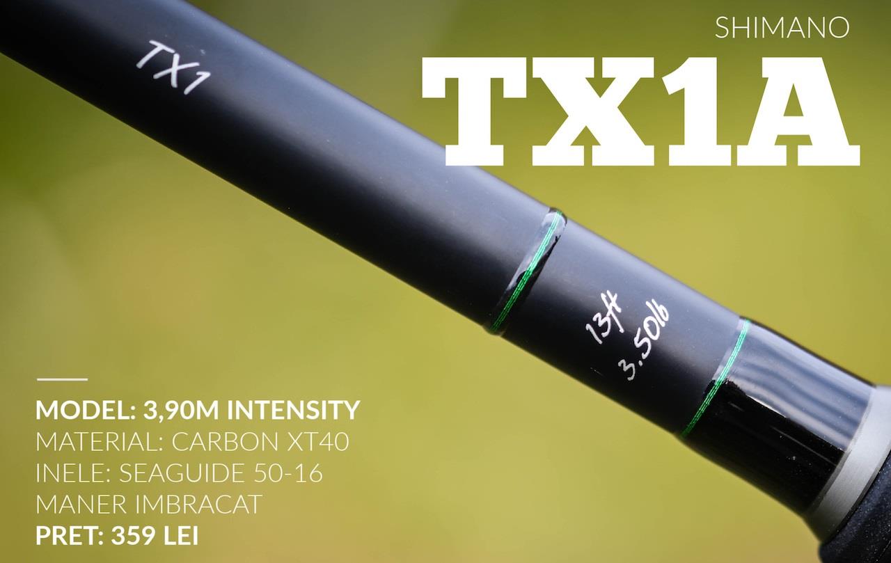 TX1A - noua lanseta de la Shimano accesibila oricarui pescar de crap.